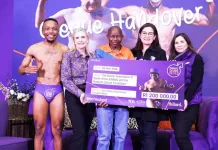 HEROES IN PURPLE SPEEDOS RAISE R1 200 000: HOLLARD DAREDEVIL RUN HANDS OVER FUNDS RAISED AND LAUNCHES 2026 CAMPAIGN Domnick Nkhatu, Senior Manager, Convenience Trading at bp Southern Africa