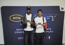 Hyprop Gaming Fighting Cup Winners - 1st Place Jaden Devlal and 2nd Place Amro Ahmed