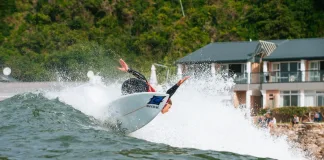 Louise Lepront - RipCurl Vic Bay Surf Pro. Kody McGregor