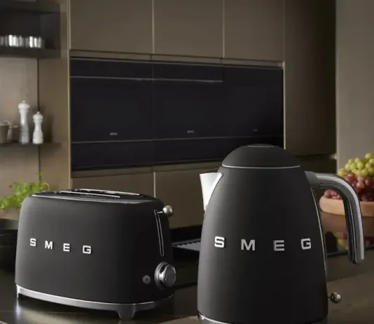 Matt SMEG kettle and toaster set