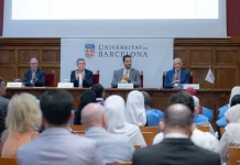 Sultan Bin Ahmed Attends Media Master's Graduation in Spain. Photo AETOSWire