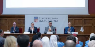 Sultan Bin Ahmed Attends Media Master's Graduation in Spain. Photo AETOSWire