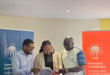 L-R: The RSPO Africa leadership team: Elikplim Dziwomu Agbitor (Head of Operations), Edem Asimadu (Smallholder Manager), and Victor Yuh Tamanjong (Technical Manager), during the RSPO Africa Supply Chain Forum 2026 in Nairobi. Africa is emerging as the new frontier for palm oil production due to favourable climatic conditions, the availability of arable land and a growing labour force.
