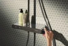 Create a luxurious winter bathroom retreat The hansgrohe ShowerTablet Select 360