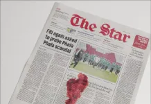 A newspaper can absorb the blood, but not the shame A newspaper can absorb the blood, but not the shame