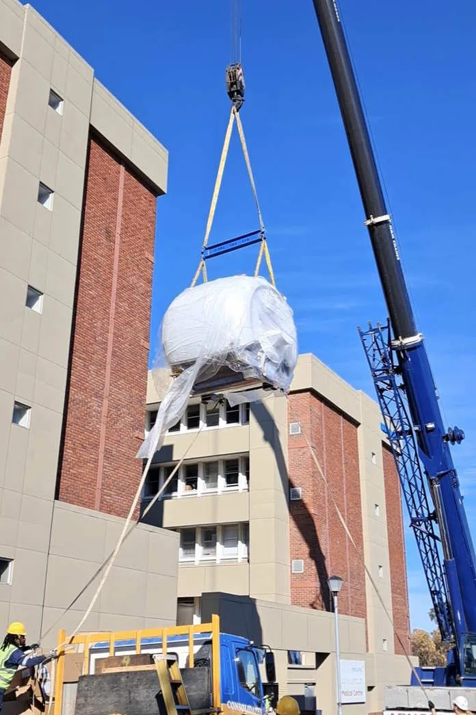 Deliverying an MRI machine - a feat of engineering