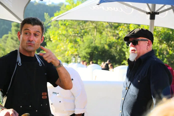 Guy Clarke of Café Civara alongside acclaimed chef Pete Goffe-Wood