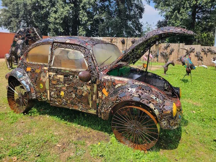 Steampunk Victorian filigree beetle Volkswagen by PATIO GURU SA