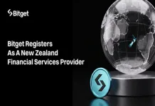 Bitget Registers as a New Zealand Financial Services Provider Bitget Registers as a New Zealand Financial Services Provider. Image supplied by PR company for Bitget