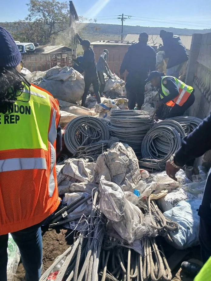 752782189_1470440401774262_8025122019766897806_n R10 Million Stolen Transnet Infrastructure Recovered in Joint SAPS Operation in Qonce