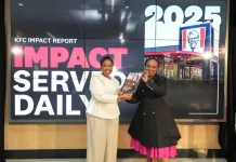 KFC opens its menu and reveals what’s really being served across South Africa Akhoma Qengqe, General Manager KFC Africa with Hon. Minister Sindisiwe Chikunga, Minister in the Presidency for Women, Youth and Persons with Disabilities and Acting Minister of Social Development