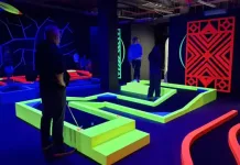 Neon Glow Mini Golf
