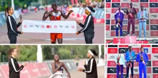 Cheptegei delivers 10km masterclass as Cherop announces herself with breakthrough victory at the Absa RUN YOUR CITY DURBAN 10K