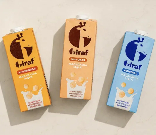 Giraf Macadamia Milk Earns Gold and Silver Awards for Taste Excellence Giraf Macadamia Milk Earns Gold and Silver Awards for Taste Excellence. Image supplied by PR company for AmberMacs