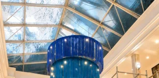 Hyde Park Corner unveils world’s largest handmade scarf chandelier at Yarn by Design Expo as Secret Scarves Shh... turns ten this Mandela Day