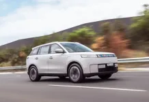 JAECOO J5 BEV arrives as the brand’s first fully electric model in South Africa. Image supplied by PR company for JAECOO