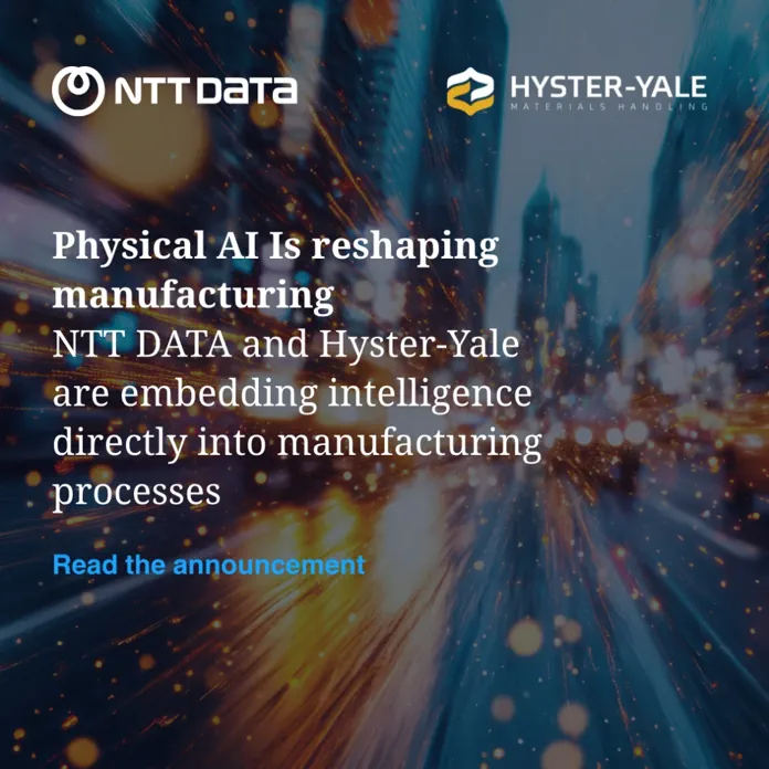 NTT DATA and Hyster-Yale Materials Handling Announce Breakthrough Physical AI Solution with Potential to Transform South African Manufacturing NTT DATA and Hyster-Yale Materials Handling Announce Breakthrough Physical AI Solution with Potential to Transform South African Manufacturing