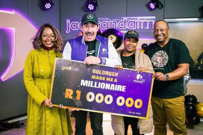 Jacaranda FM’s Newest Millionaire Shares R100,000 of Her Prize in Feel-Good Goldrush Finale Jacaranda FM’s Newest Millionaire Shares R100,000 of Her Prize in Feel-Good Goldrush Finale