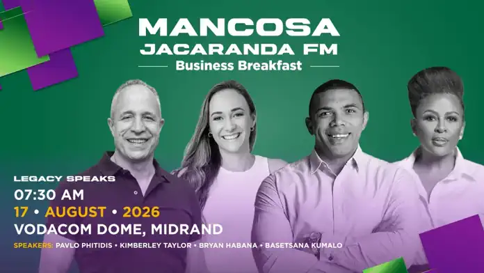 Basetsana Kumalo, Bryan Habana and More to Speak at the MANCOSA Jacaranda FM Business Breakfast Basetsana Kumalo, Bryan Habana and More to Speak at the MANCOSA Jacaranda FM Business Breakfast