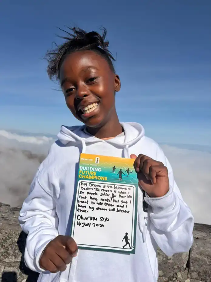 Hisense South Africa takes young Khayelitsha footballers to new heights on an inspiring Table Mountain journey