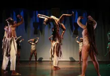 The Centre for Creative Arts and the University of KwaZulu-Natal present 28th JOMBA! Contemporary Dance Experience 26 August – 7 September 2026 LACADCO in their work HOUNFOUR OF THE DR UM. Photo - Sabriya Simon © 2023