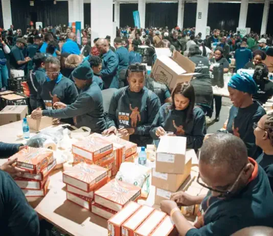 FoodForward SA Unites Thousands Across South Africa on Mandela Day – Packing 1,2 Million Meals to Fight Food Insecurity FoodForward SA Unites Thousands Across South Africa on Mandela Day - Packing 1,2 Million Meals to Fight Food Insecurity. Image supplied by PR company for FoodForward SA