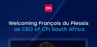 Francois Du Plessis, Chief Executive Officer CFI. Image supplied by PR company.