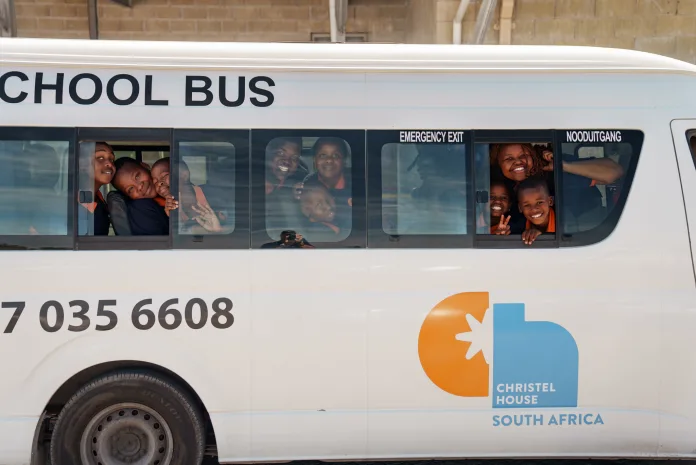 CHA01817-1 Christel House South Africa's learner transport service. Image supplied by Christel House.
