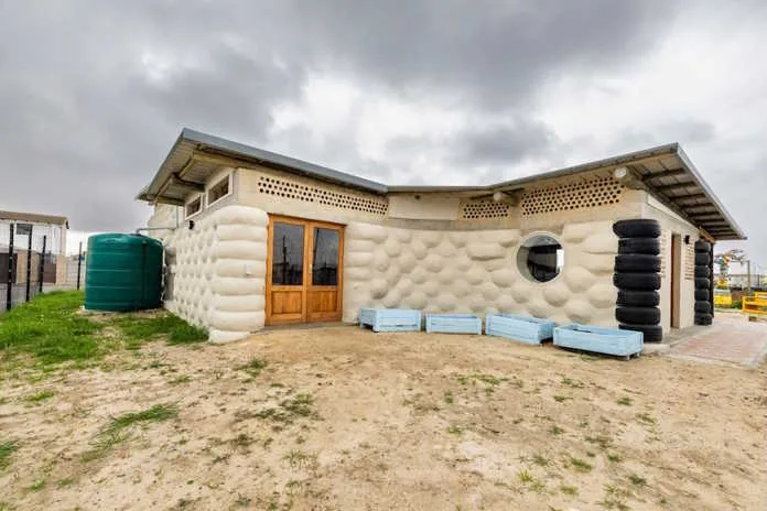 Uthando (Love) South Africa – Waste to WonderGoal50 - Educare Phase 1 Heideveld Cape-Town. Image supplied by PR company for Eco-Logic Awards.