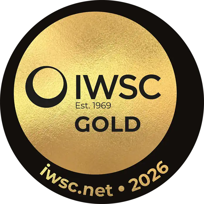iwsc2026 gold medal. Image supplied by PR company.