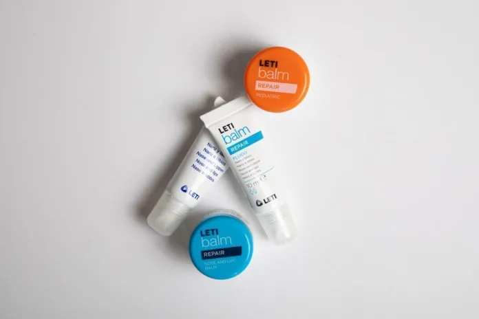LETIbalm Nose & Lip Repair Balm. Image supplied by PR company.