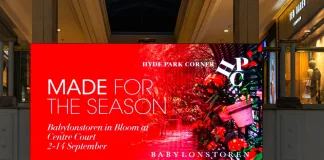 Johannesburg gets a taste of Babylonstoren as Hyde Park Corner blooms for spring. Image supplied by PR company.