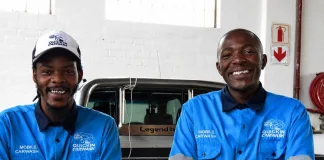 QuickIn Car Wash founders Jerry Mthembu and Cyril Ndebele