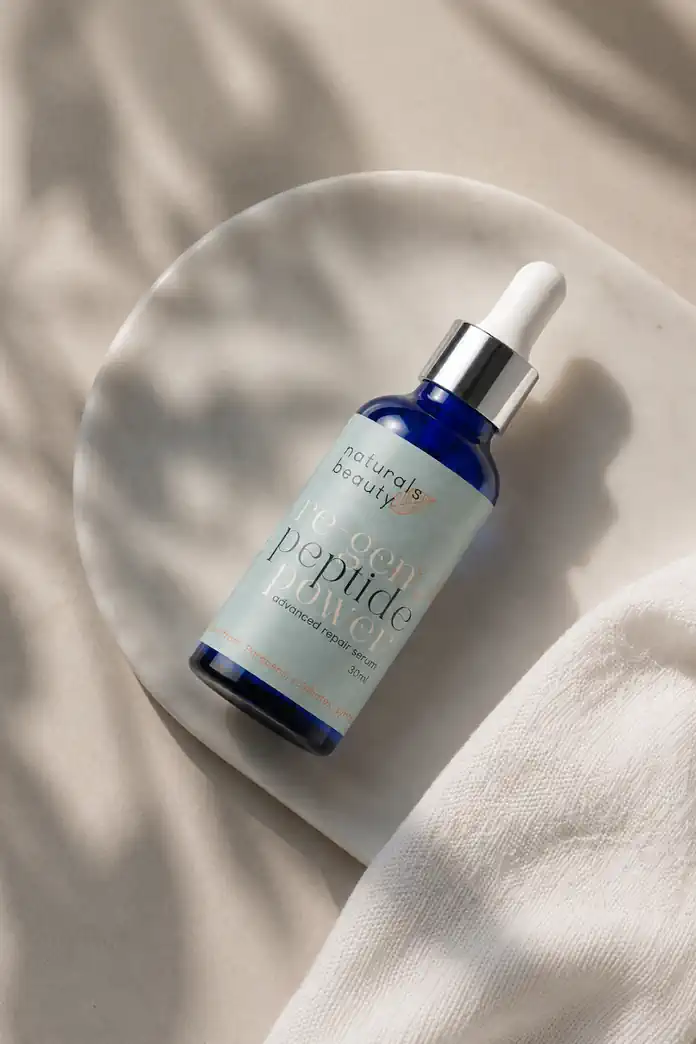 Re-Gen Peptide Power Serum by Naturals Beauty. Image supplied by PR company.
