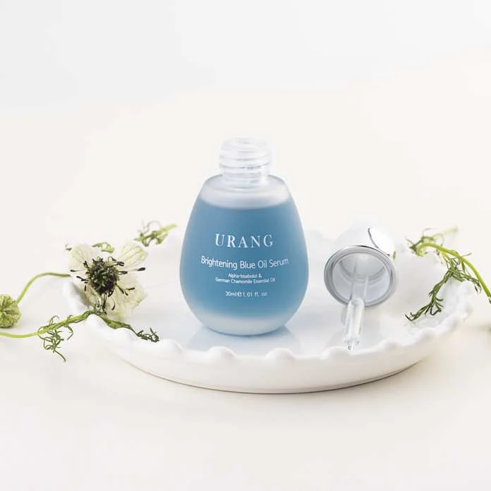 Urang Brightening Blue Oil Serum. Image supplied by PR company.