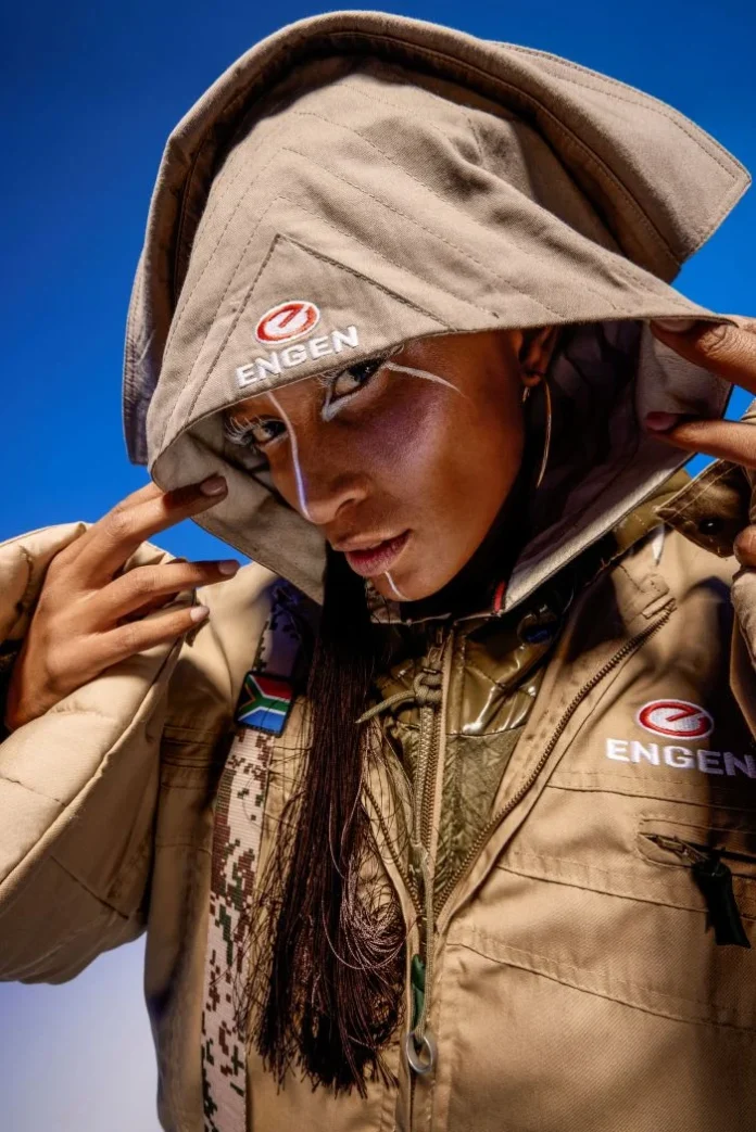 Engen Xtreme Kouture transforms discarded lubricants packing into fashion Engen Xtreme Kouture transforms discarded lubricants packing into fashion