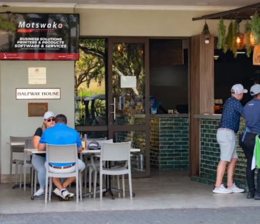 The ad that clients photographed Clubhouse Patio With Motswako. Image supplied by PR company.