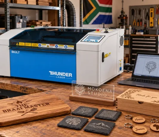 From Garage to Growing Business: How Laser Cutting and Engraving Are Opening Doors for South African Entrepreneurs From Garage to Growing Business: How Laser Cutting and Engraving Are Opening Doors for South African Entrepreneurs. Image supplied by MaxLaser.