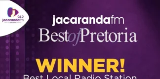 Jacaranda FM and Martin Bester Claim Top Honours at 2026 Best of Pretoria Readers’ Choice Awards Jacaranda FM and Martin Bester Claim Top Honours at 2026 Best of Pretoria Readers’ Choice Awards