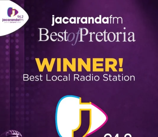 Jacaranda FM and Martin Bester Claim Top Honours at 2026 Best of Pretoria Readers’ Choice Awards Jacaranda FM and Martin Bester Claim Top Honours at 2026 Best of Pretoria Readers' Choice Awards. Image supplied by PR company.