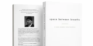 Notice the life you are already living Space between breaths, the debut book by Justin P Van Notice the life you are already living Space between breaths, the debut book by Justin P Van