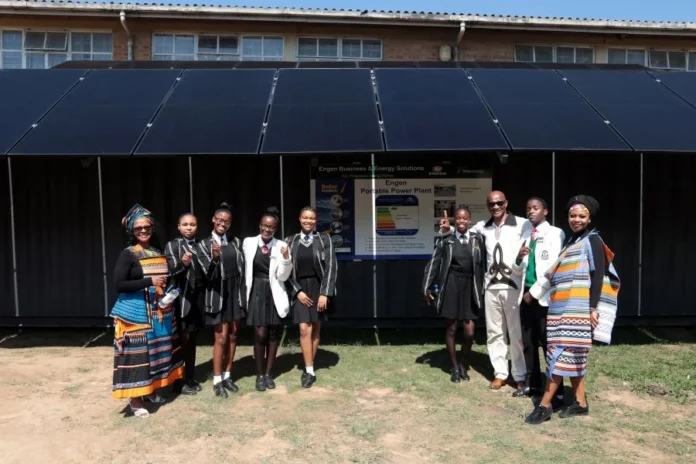 Engen strengthens STEM education at Ebenezer Majombozi High School with solar power Engen strengthens STEM education at Ebenezer Majombozi High School with solar power