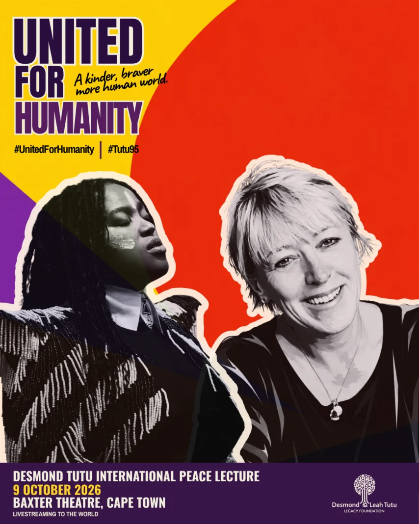 Msaki and Nobel Peace Laureate Jody Williams. Image supplied by PR company.