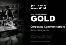 SLAPS Influence strikes double Gold with four PRISM Awards for NSPCA’s ‘Rein in the Pain’ campaign SLAPS Influence strikes double Gold with four PRISM Awards for NSPCA's 'Rein in the Pain' campaign. image supplied by Thato Moloi.